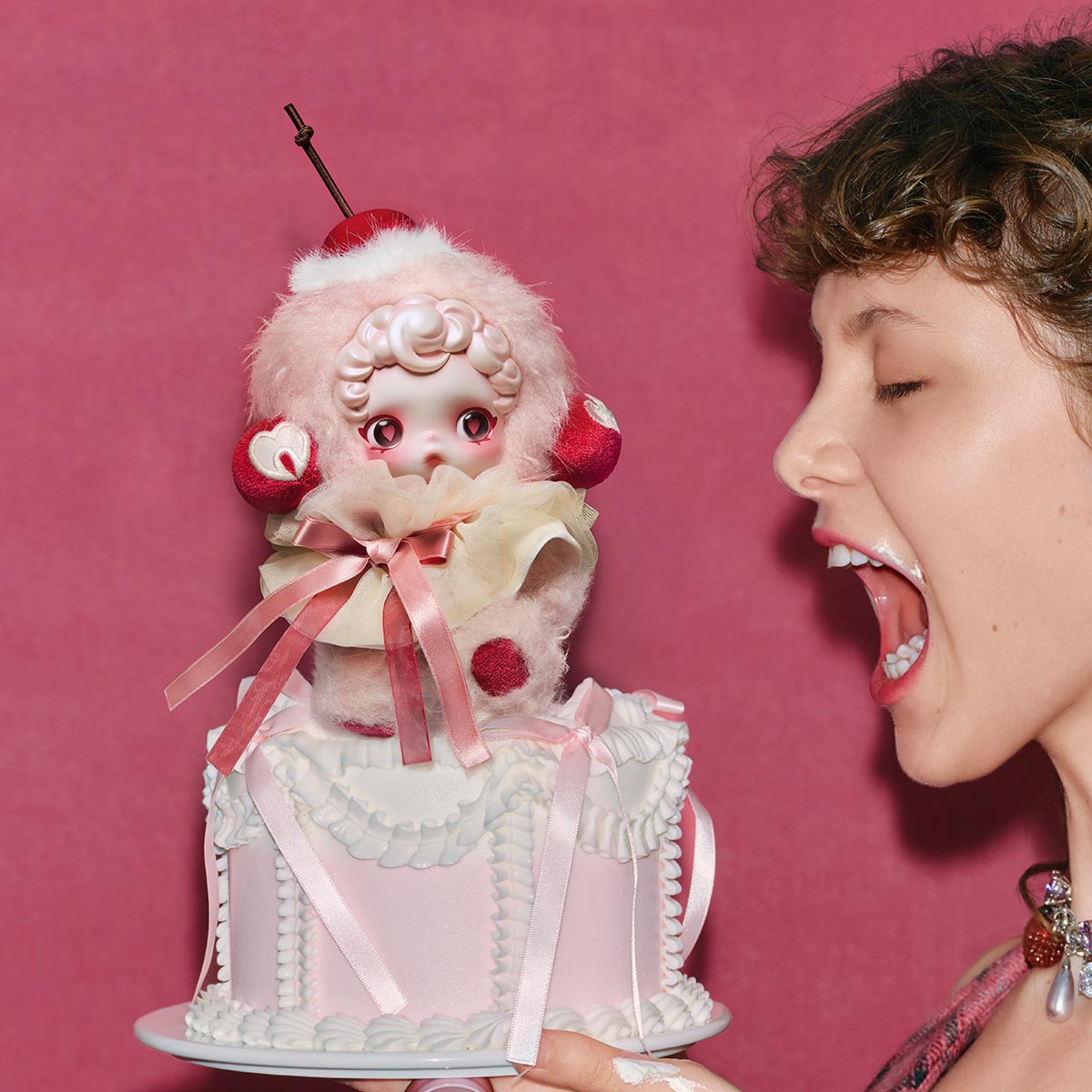 SKULLPANDA You Found Me! Series Plush Doll Pendant - Collectique