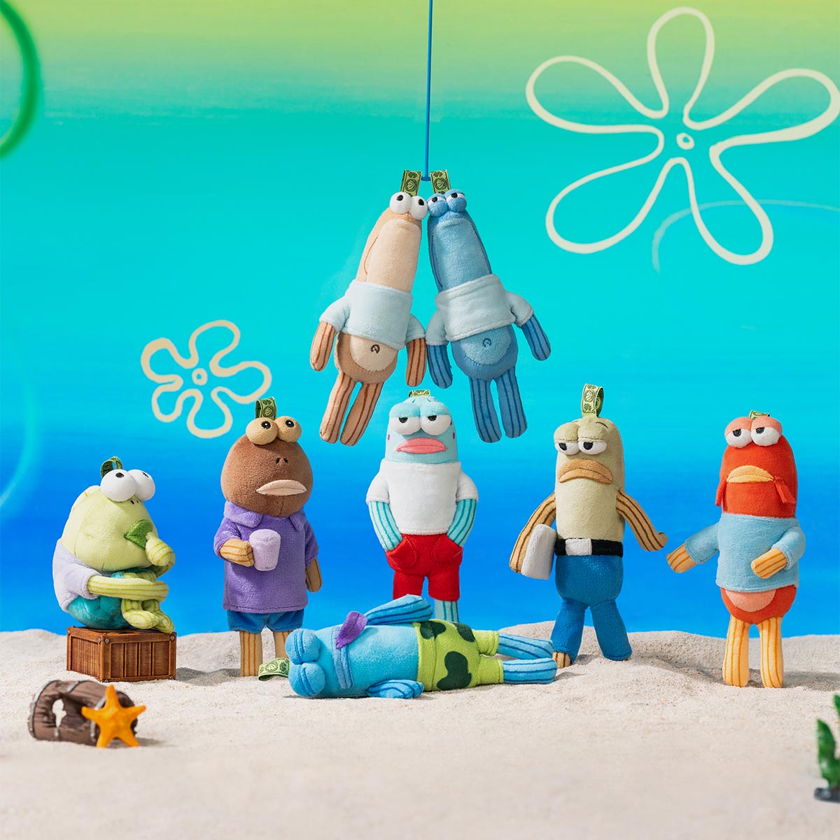 SpongeBob Bikini Bottom Buddies Whimsical Plush Blind Box - Collectique