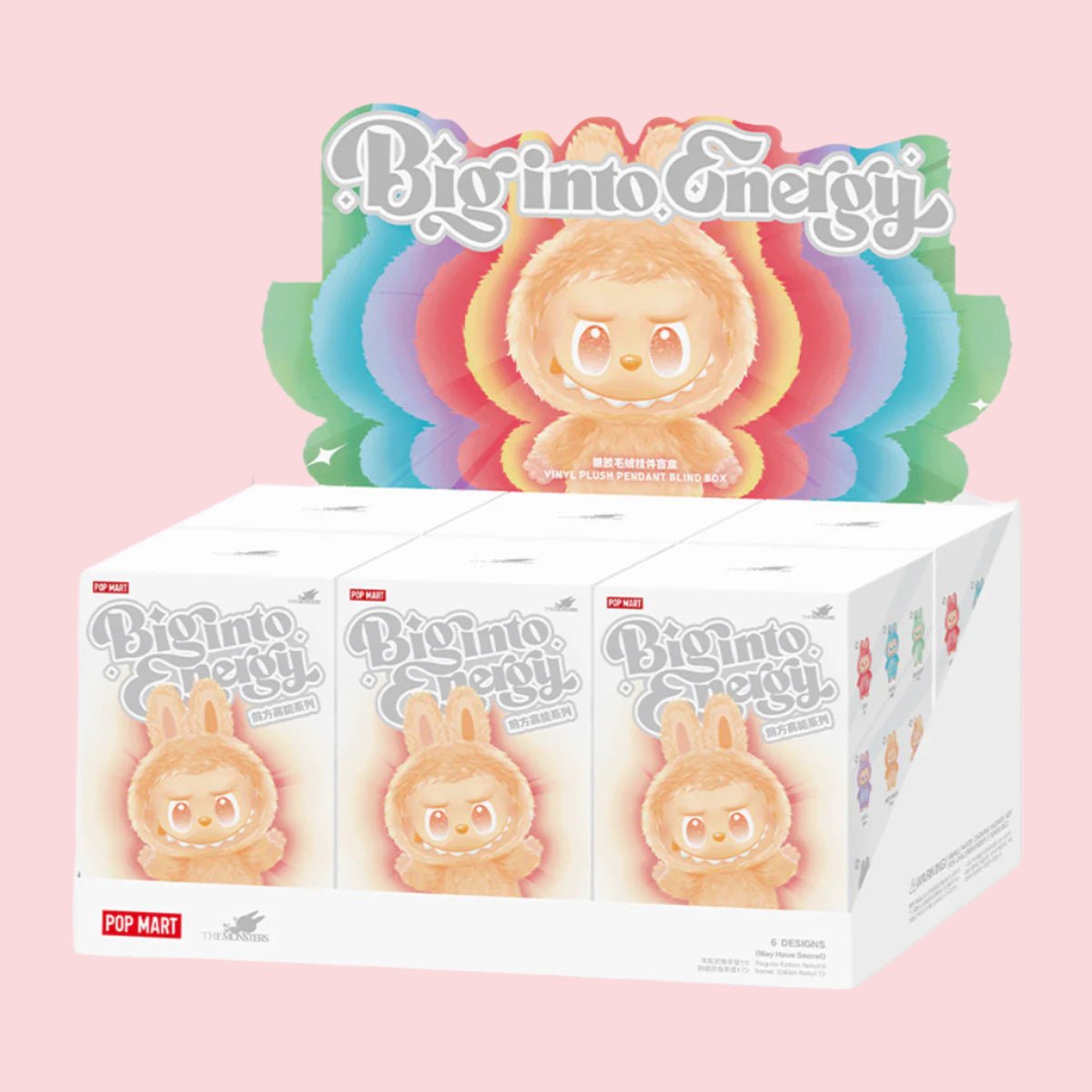 The Monsters LABUBU Big into Energy Series Plush Pendant Blind Box Whole Set - Collectique