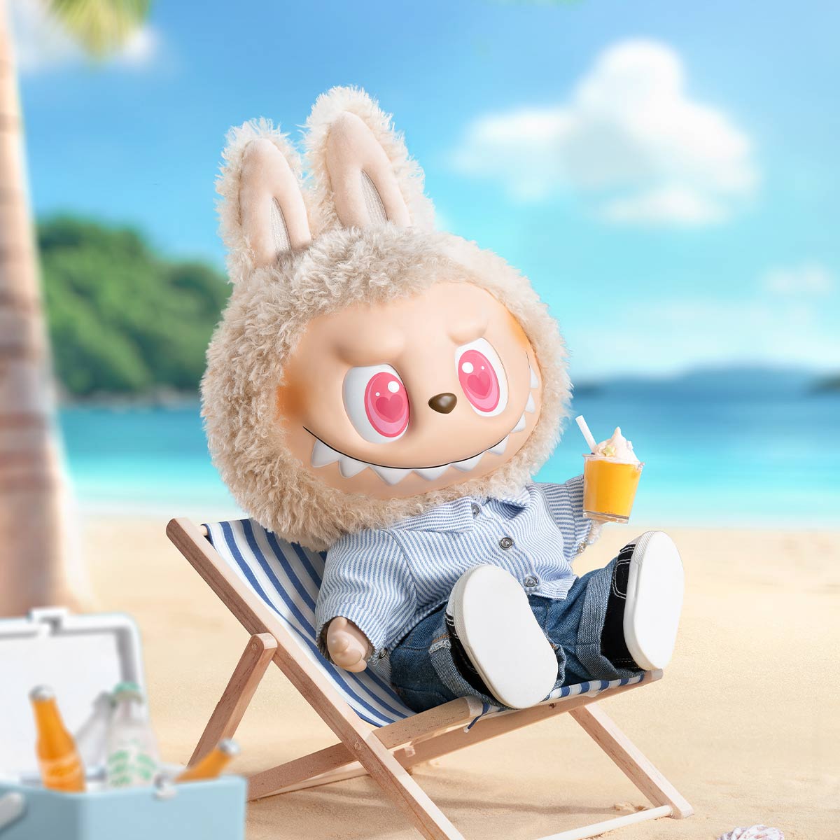 The Monsters LABUBU FLIP WITH ME Vinyl Plush Doll (40 cm) - Collectique