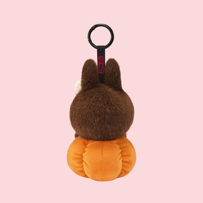 Happy Halloween Party Series Sitting Pumpkin LABUBU Vinyl Plush Pendant - Collectique