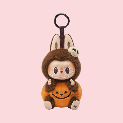 Happy Halloween Party Series Sitting Pumpkin LABUBU Vinyl Plush Pendant - Collectique