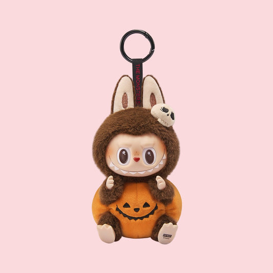 Happy Halloween Party Series Sitting Pumpkin LABUBU Vinyl Plush Pendant - Collectique