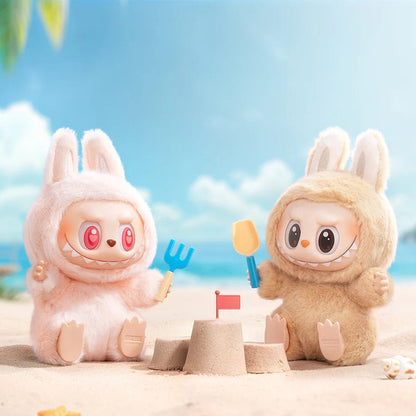 The Monsters LABUBU Have a Seat Series Plush Pendant Blind Box DADA and BABA on beach - Collectique
