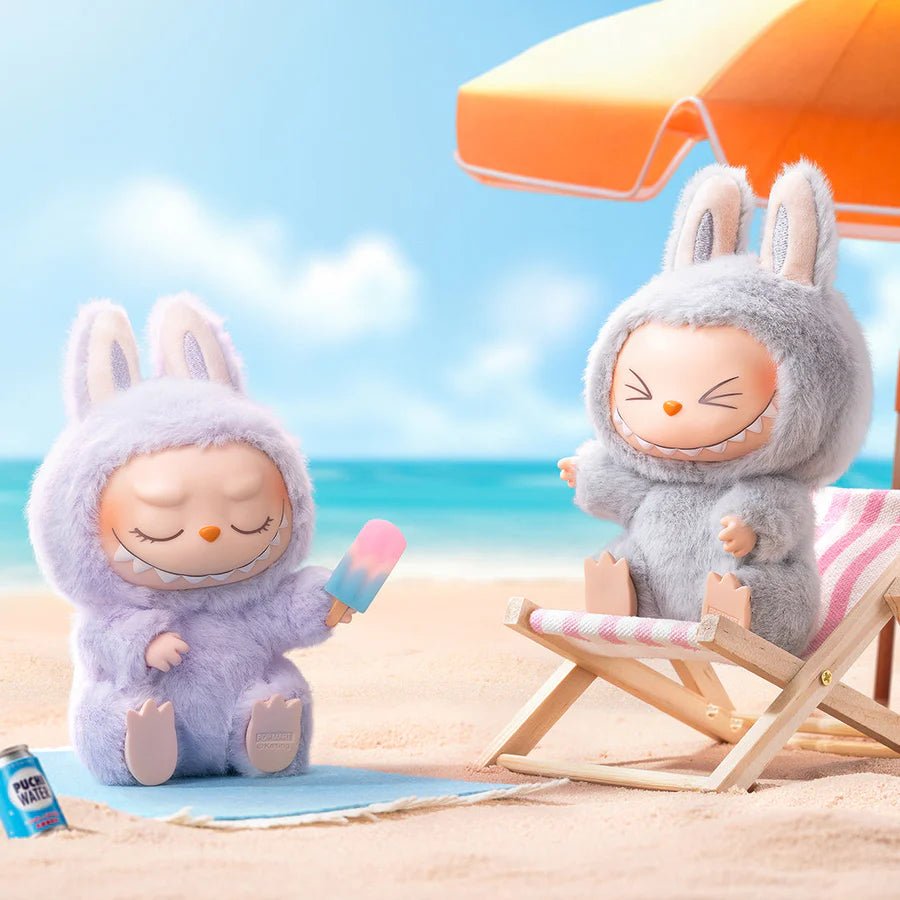 The Monsters LABUBU Have a Seat Series Plush Pendant Blind Box HIHI and HEHE at Beach - Collectique