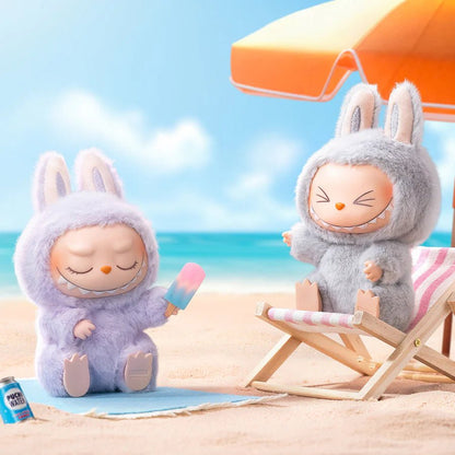 The Monsters LABUBU Have a Seat Series Plush Pendant Blind Box HIHI and HEHE at Beach - Collectique