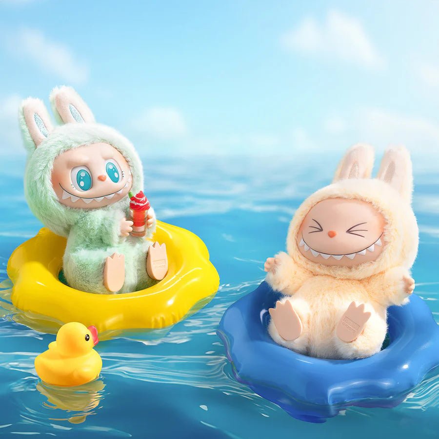 The Monsters LABUBU Have a Seat Series Plush Pendant Blind Box SISI and QUQU on floaties - Collectique