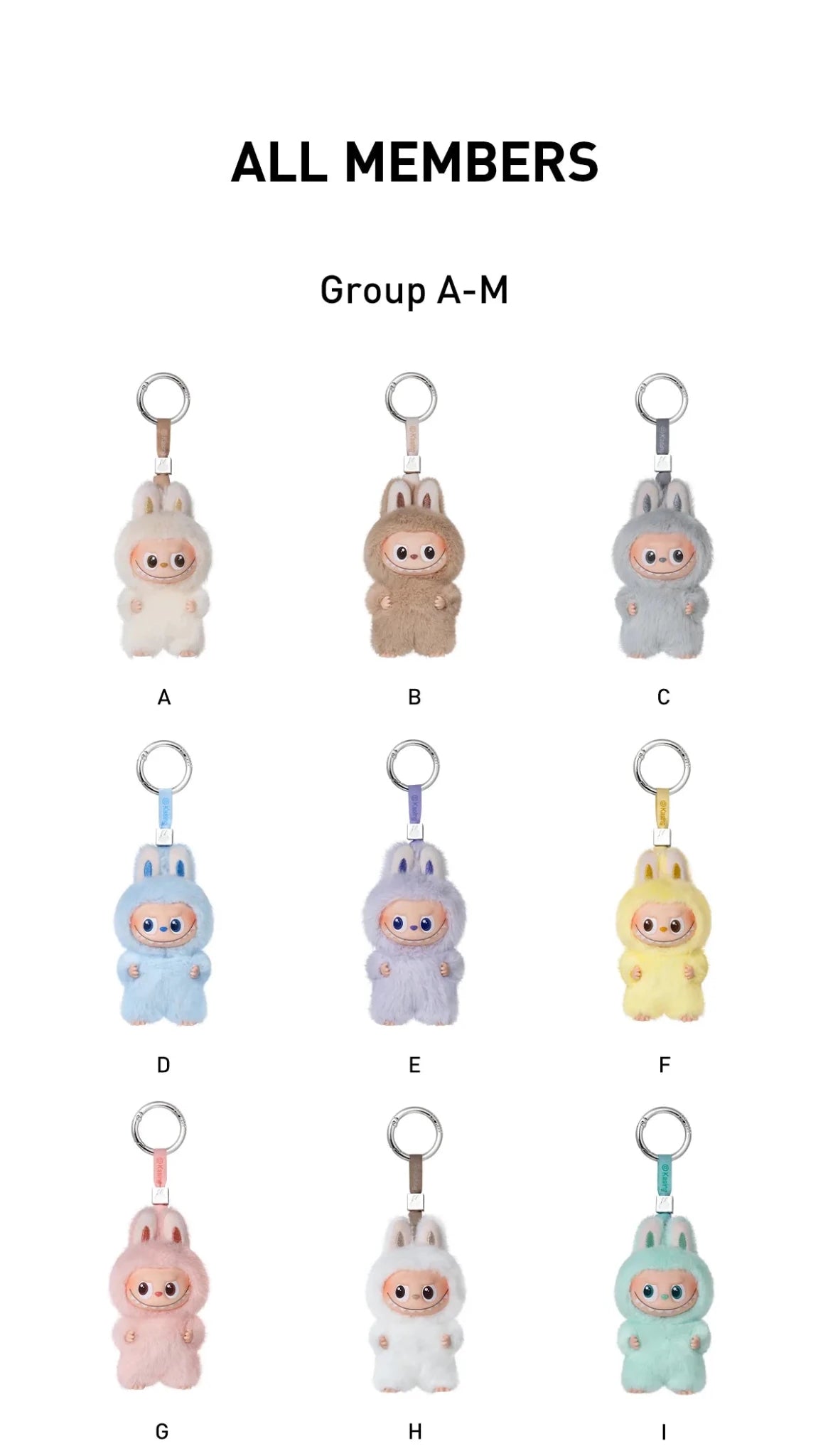 The Monsters LABUBU Pin For Love Series Vinyl Plush Pendant Blind Box (A - M) - Collectique