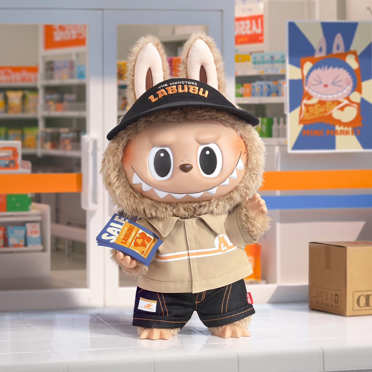 The Monsters Naughty Cashier LABUBU Vinyl Plush Doll – Collectique