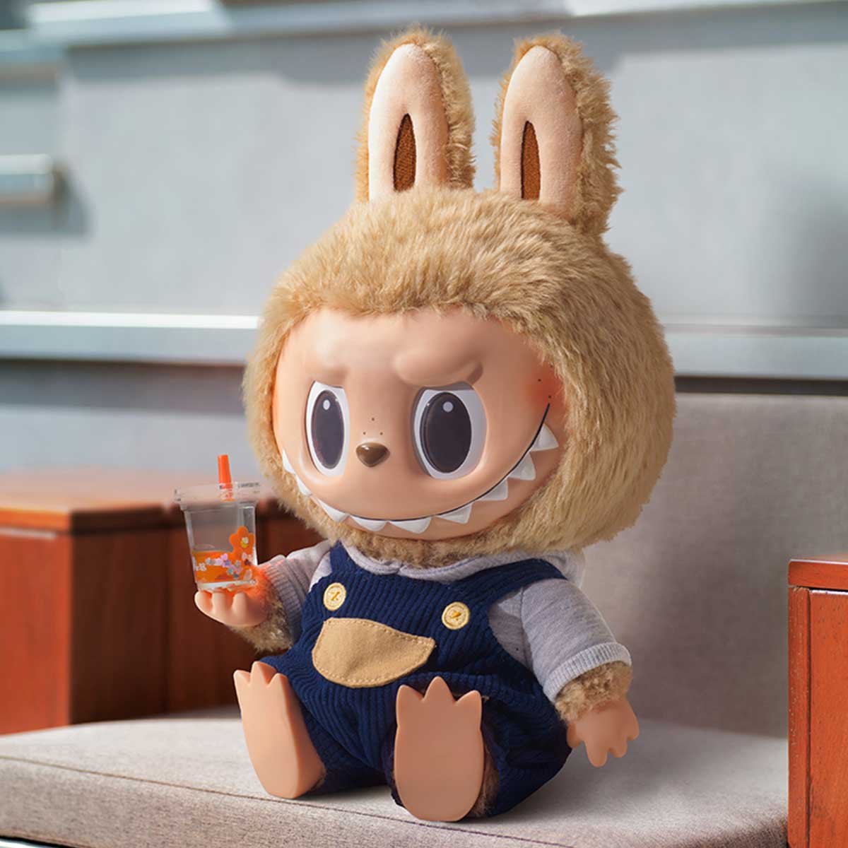 The Monsters LABUBU Time to Chill Vinyl Plush Doll (37 cm) - Collectique