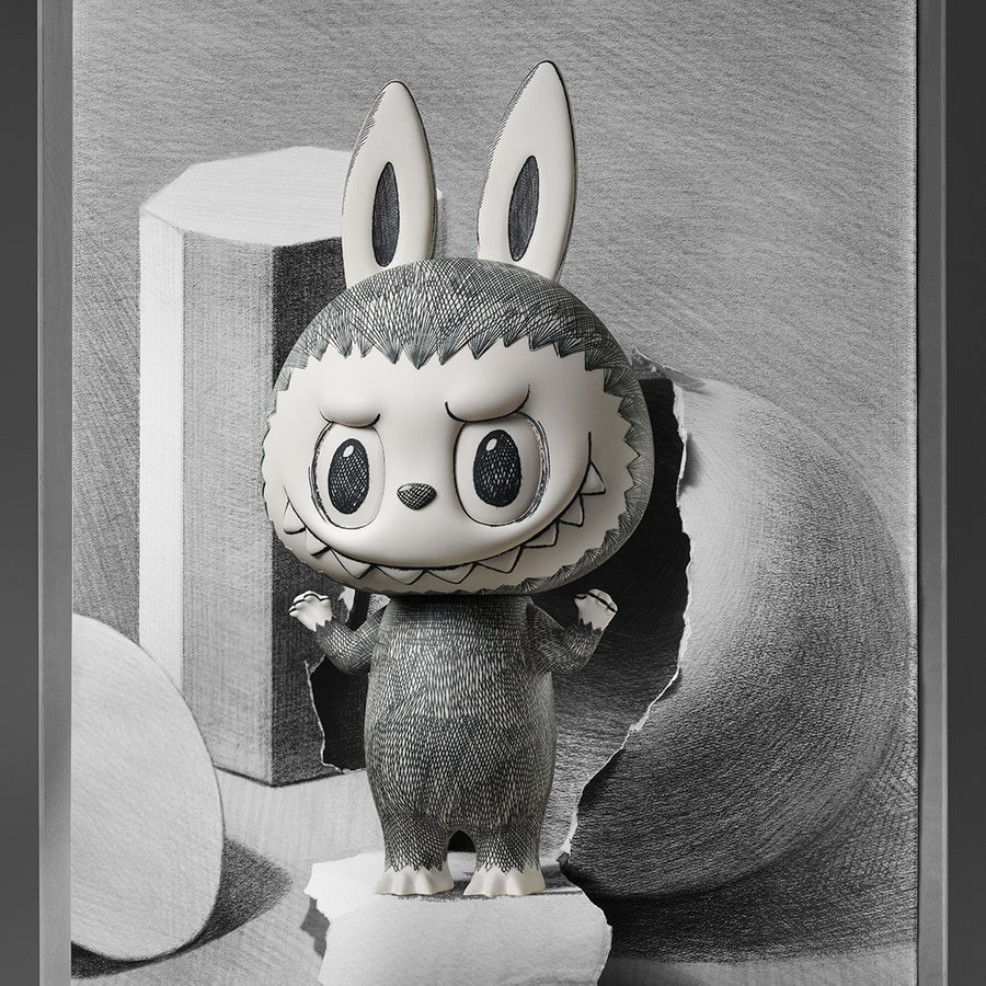 The Monsters MEGA LABUBU 400% Sketch - Collectique