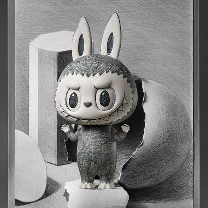 The Monsters MEGA LABUBU 400% Sketch - Collectique