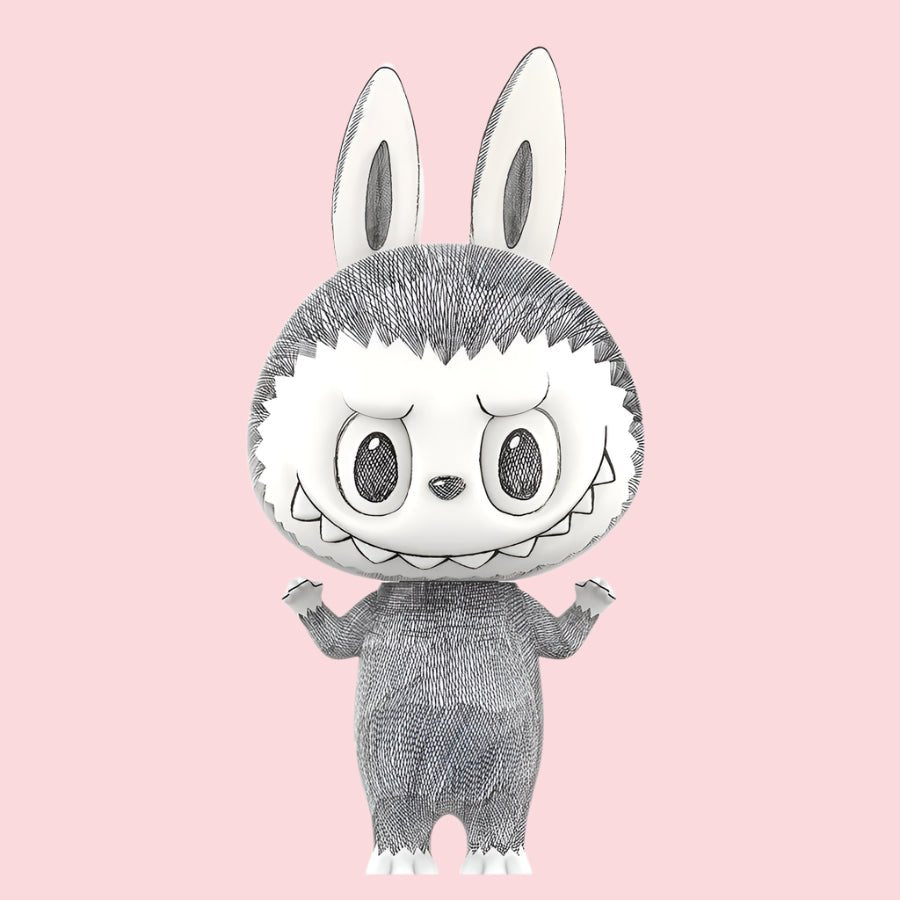 The Monsters MEGA LABUBU 400% Sketch - Collectique