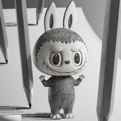 The Monsters MEGA LABUBU 400% Sketch - Collectique