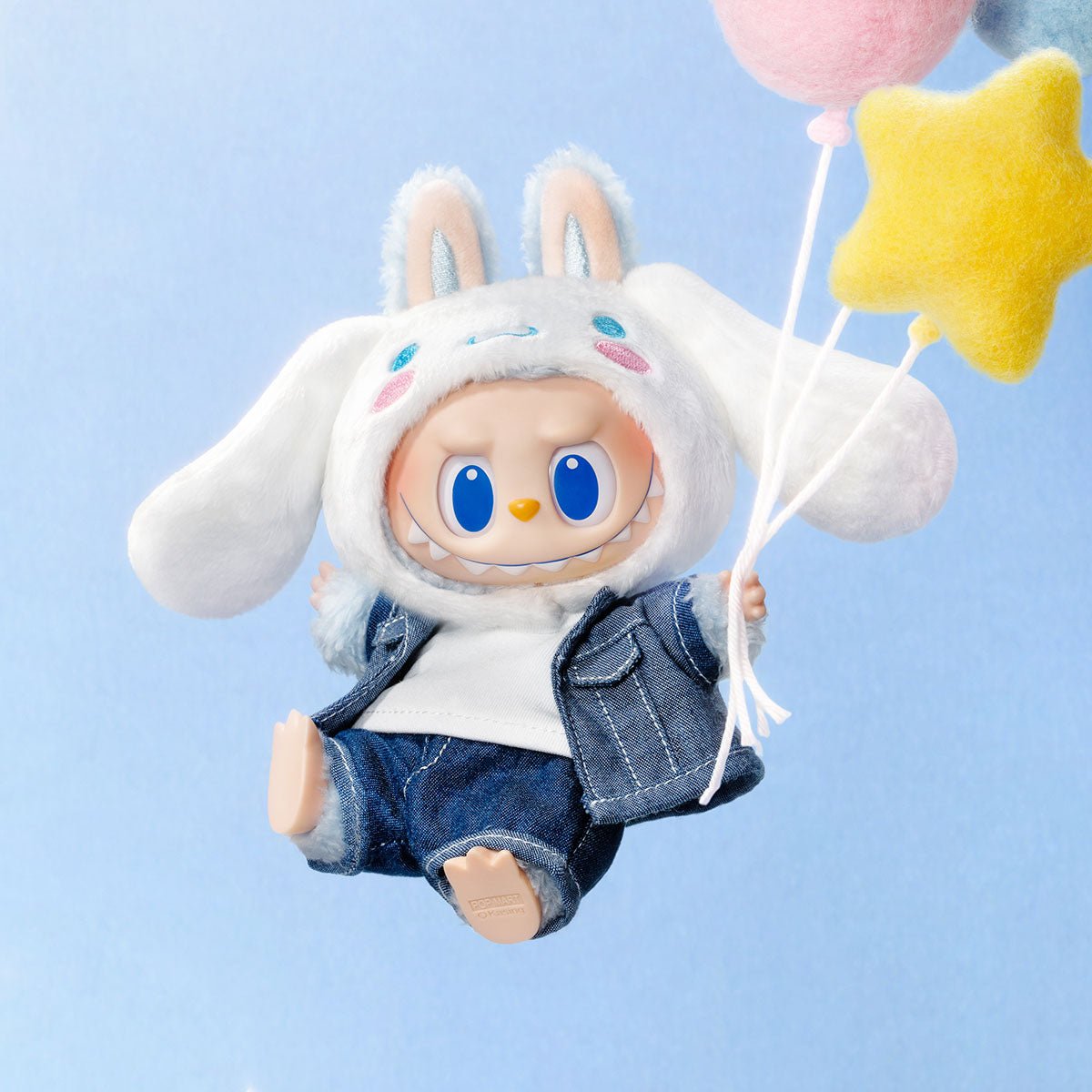 The Monsters × Sanrio Characters Series Vinyl Plush Pendant Blind Box - Cinnamoroll Labubu