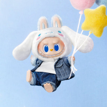 The Monsters × Sanrio Characters Series Vinyl Plush Pendant Blind Box - Cinnamoroll Labubu