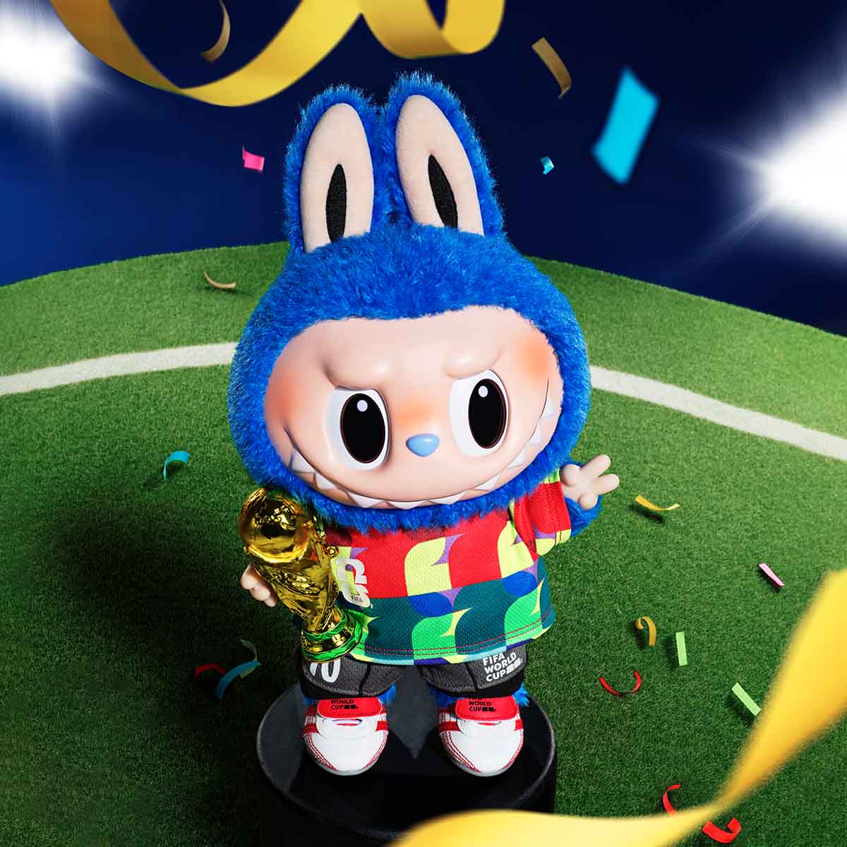 THE MONSTERS x FIFA SERIES Catch the Win Vinyl Plush Doll