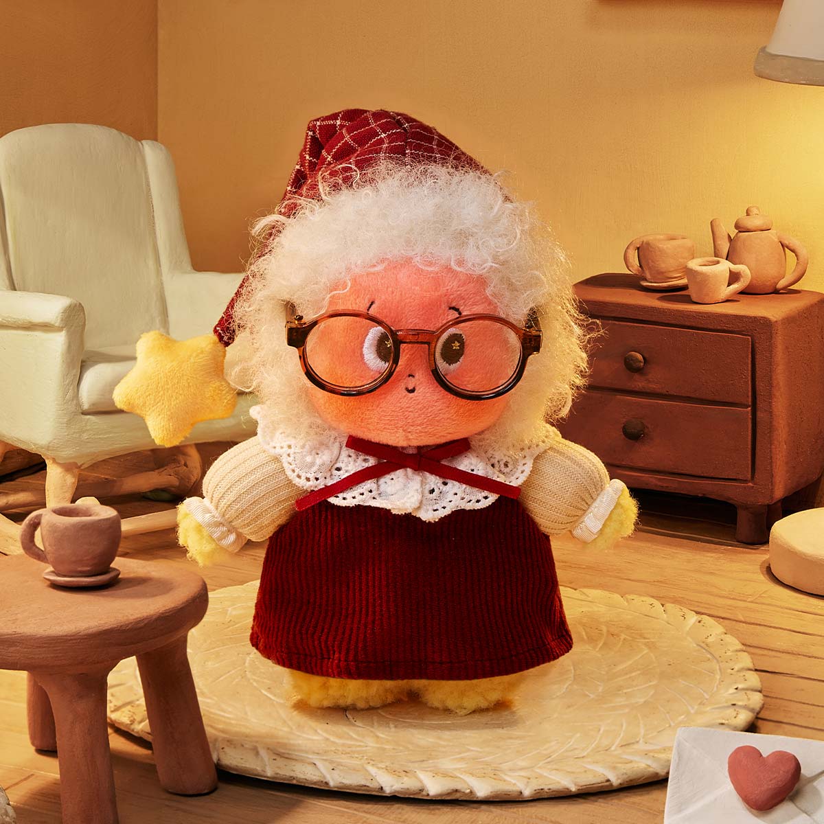 Twinkle Twinkle Crush On You Series Plush Pendent Blind Box - Grow Grey Together SECRET EDITION A